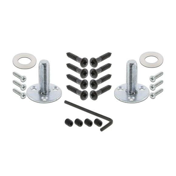 Nostalgic Warehouse Double Dummy Prairie Plate Deco Door Knob Set Bronze - Picture 3 of 6